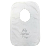 Baby Christening Cotton Bibs