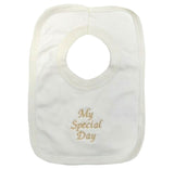 Baby Christening Cotton Bibs