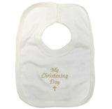 Baby Christening Cotton Bibs