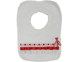 Pullover Ribbon & Lace Bib