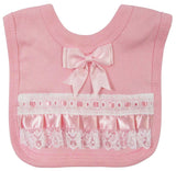 Pullover Ribbon & Lace Bib