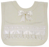 Pullover Ribbon & Lace Bib