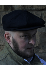 Button Top Flat Caps