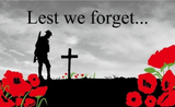 3ft x 2ft 'Lest We Forget' Flag