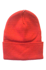 Plain Turn Up Knitted Beanies