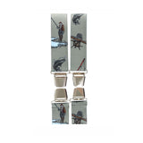 Patterned Metal Clasp Braces