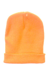 Plain Turn Up Knitted Beanies