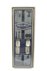 Patterned Metal Clasp Braces