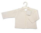 Scalloped Hem Baby Cardigan