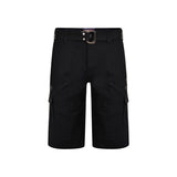 KAM Belted Cargo Shorts
