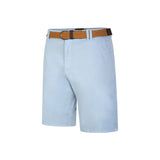 KAM Belted Oxford Chino Shorts