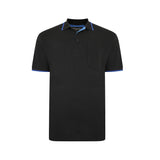 KAM Tipped Polo Shirt