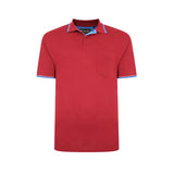 KAM Tipped Polo Shirt