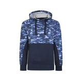 KAM Camo Panelled Hoodie