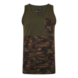 KAM Camo Panelled Vest