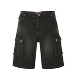 kam-denim-shorts-cargo-pockets-black-ivan.