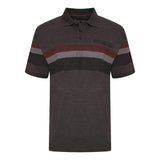 KAM Single-Stripe Polo Shirt