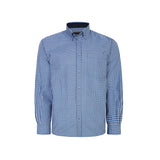 KAM Long Sleeve Gingham Checked Shirt