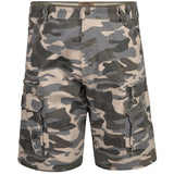 KAM Camo Cargo Shorts
