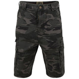 KAM Camo Cargo Shorts