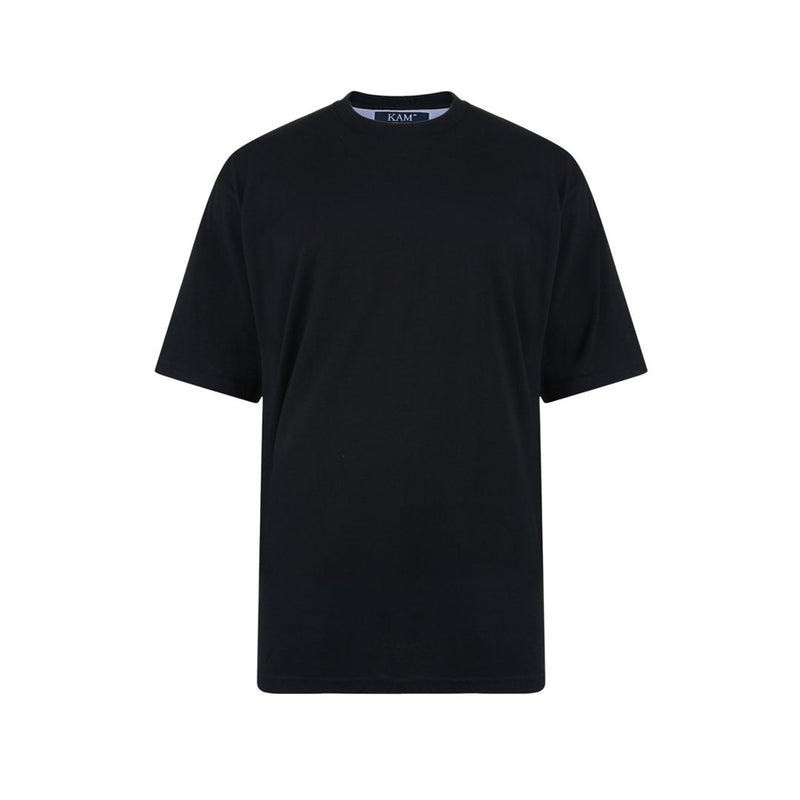 kam-plain-t-shirt-short-sleeve-black