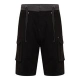 Ribbed Waist Stretch Shorts