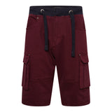 Ribbed Waist Stretch Shorts