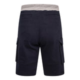 Ribbed Waist Stretch Shorts