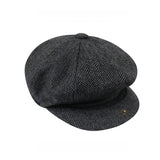 Button Top Flat Caps