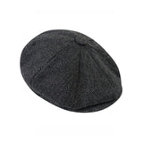 Button Top Flat Caps