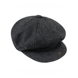 Button Top Flat Caps