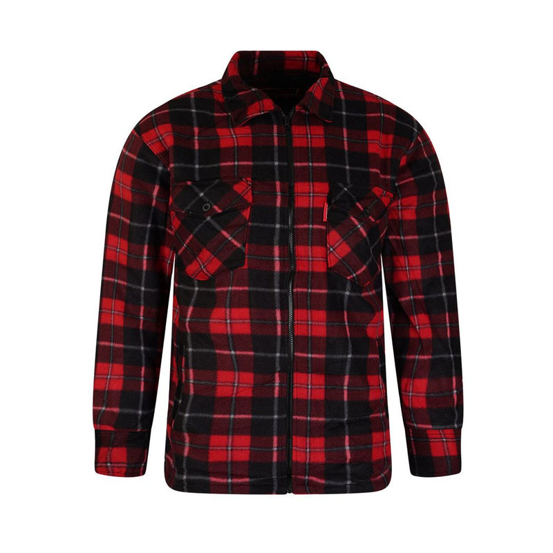 Fleece Lined Lumberjack Collared Shirt