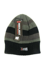 Fleece Lined Striped Beanies