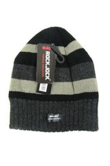 Fleece Lined Striped Beanies
