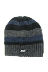Fleece Lined Striped Beanies