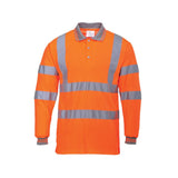 Hi Vis Long Sleeve Polo Shirt