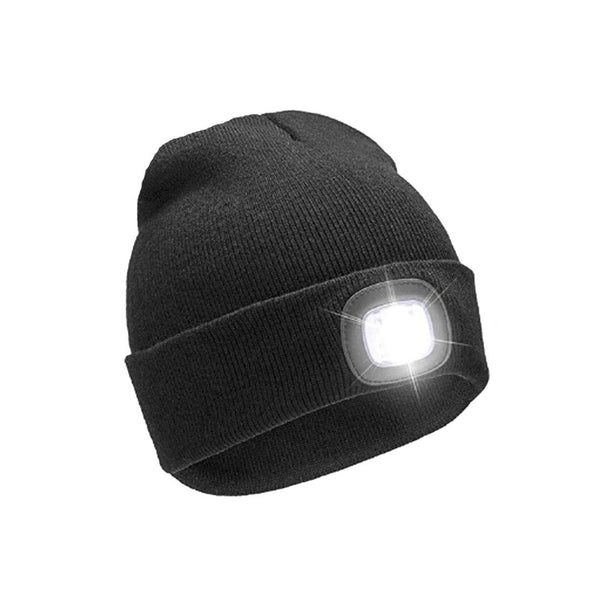 Head Lamp Beanie USB Hat