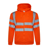 Hi Vis Zip Up Hoodie