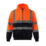Hi Vis Two Tone Zip Hoodie