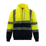 Hi Vis Two Tone Zip Hoodie