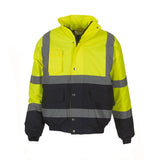 Hi Vis Two Tone Bomber Jacket