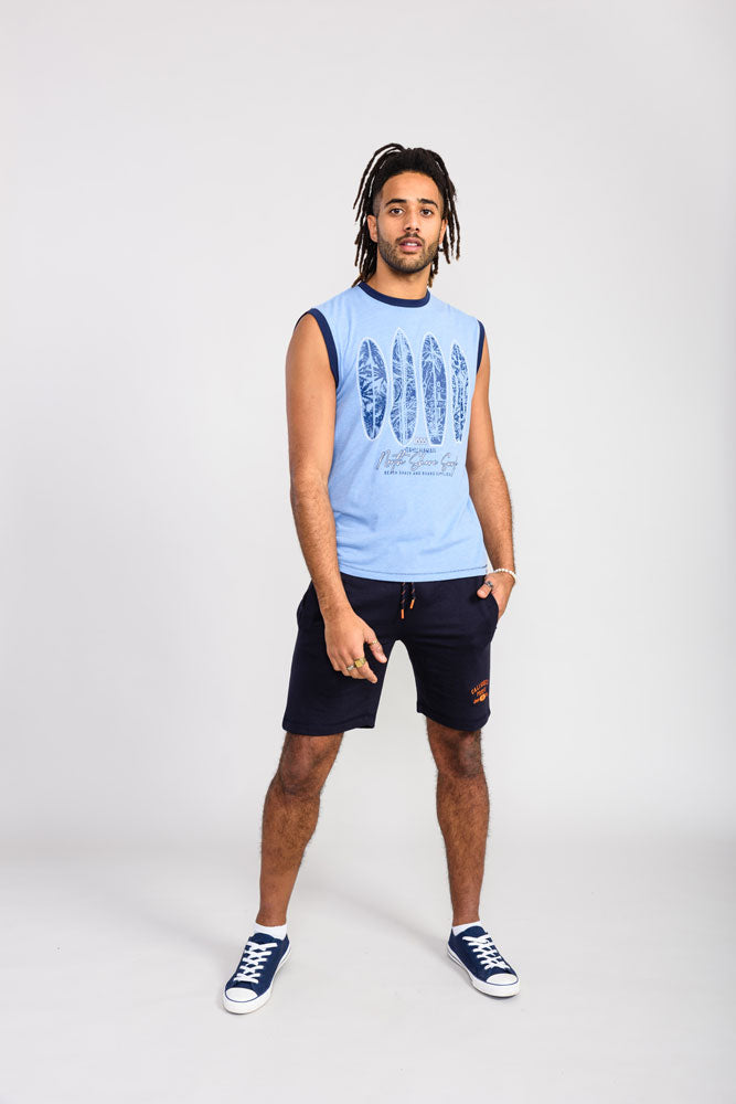 Duke Surf Print Sleeveless T-Shirt
