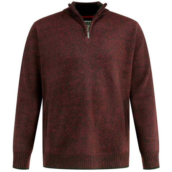 D555 1/4 Zip Up Knit Jumper