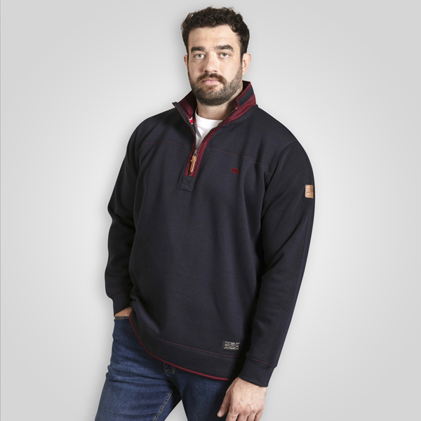 D555 1/4 Zip Fleece Sweatshirt