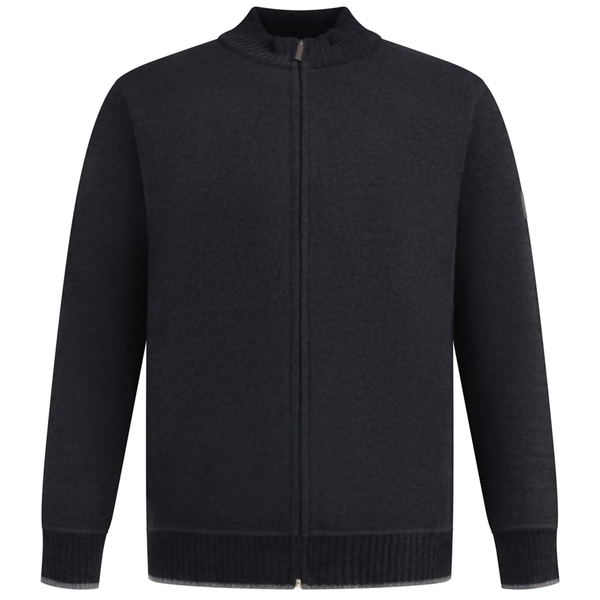 D555 Zip Up Knit Sweatshirt