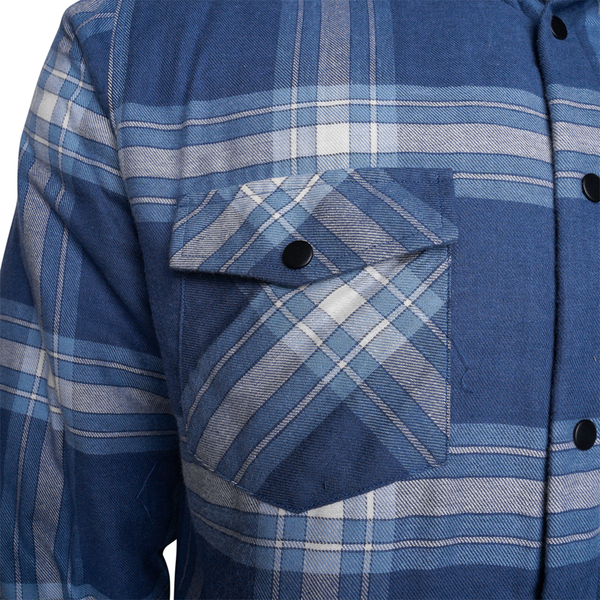 KAM Long Sleeve Quilted Shirt