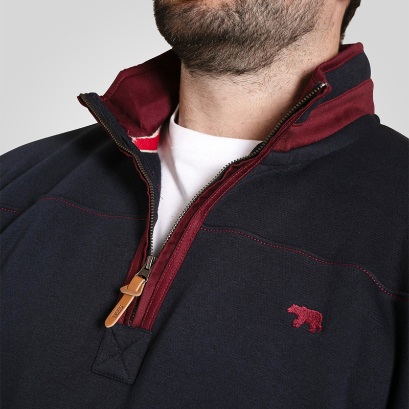 D555 1/4 Zip Fleece Sweatshirt