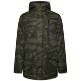 KAM Mens Camo Print Coat