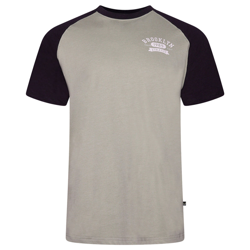 KAM Raglan Brooklyn Print T shirt