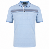 Riverton Polo Shirt Striped Accent